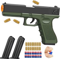 Green Toy Gun with Soft Bullets for 14+