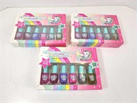 NEW Unicorn Nail Polish Collection (x3pks)