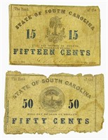 (2) STATE of SOUTH CAROLINA FIFTEEN CENT