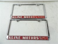 Vintage Kline Motors Plymouth Indiana Dealership