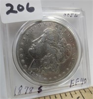 1878-S Morgan silver dollar
