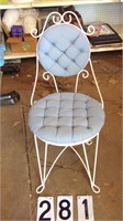 Metal Vanity Chair