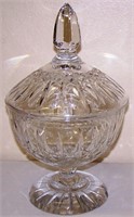 CRYSTAL  - PROBABLY WATERFORD - CANDY DISH
