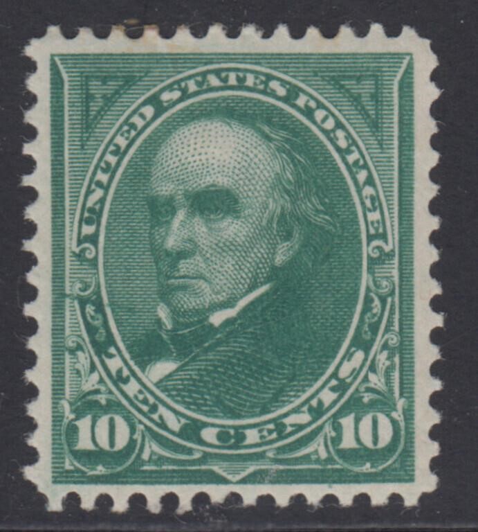 US Stamps #273 Mint LH, small light fingerprint on