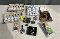 Gold balls, tees, etc