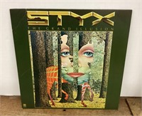 Styx LP with poster
