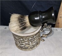 shaving mugs & brush