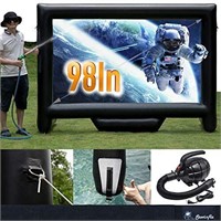 SEWINFLA 10Ft Outdoor Inflatable Movie Screen