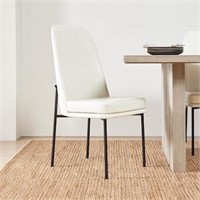 West Elm Jack Metal Frame High Back Dining Chair -