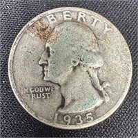 1935 Washington Silver Quarter