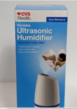 CVS Portable Ultrasonic Humidifier Cool Mist