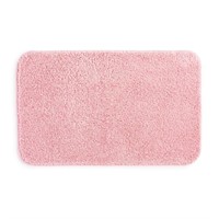 R3714  Mainstays Pink Bath Rug, 20" x 32