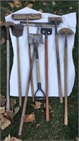 Shovels, brooms, ice chopper
