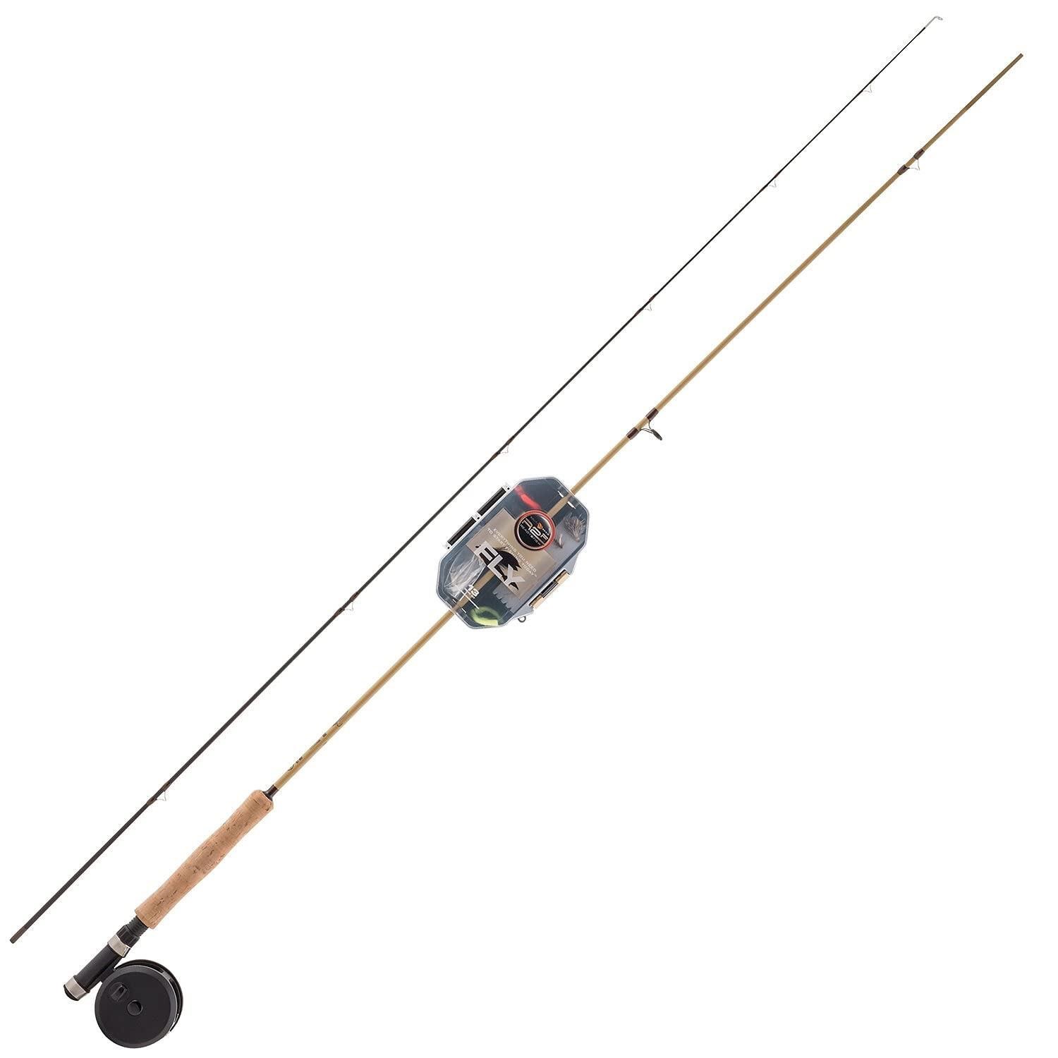 Ready2Fish Fly Fishing 2 pc Rod and Reel Combo, wi