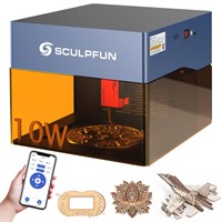 SCULPFUN iCube Pro Max 10W Laser Engraver, Mini Po