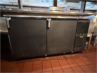 Glastender LP60- 2 Door Low Profile Refrigerated