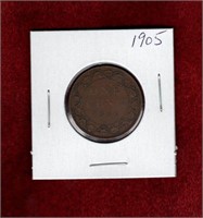 CANADA 1905 LARGE PENNY