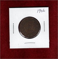 CANADA 1906 LARGE PENNY