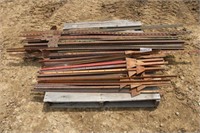 (39) Assorted Fence Posts, 4FT-7FT