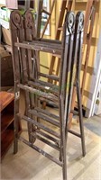 8 foot metal folding ladder - all metal