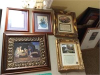 5 framed prints