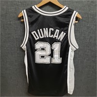 Tim Duncan, Spurs, Nike, Size L Length +2 Jersey