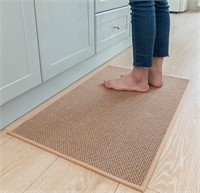 (29.5 x 17 in - beige) Kitchen Rugs and Mats Non