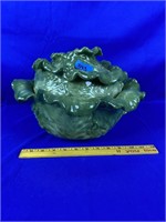 Ceramic covered cabbage bowl