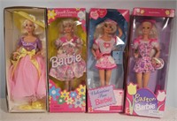 4 Special Edition Barbies in Original