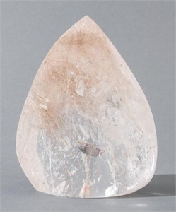 Rutilated Quartz Rock Crystal Mineral Specimen