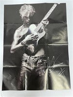 Autograph COA Machine Gun Kelly CD Poster