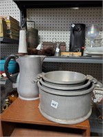 3 Guardian Service Pots, no lids & 1 Coffee Pot,