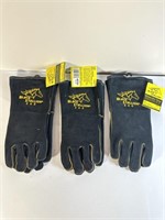 Black stallion 200 Welding Gloves, SZ L, New