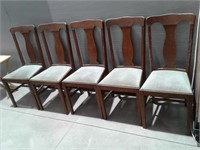 (5) Dining Table Chairs