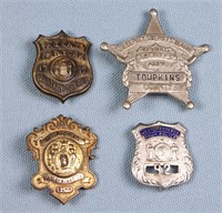 (4) Small New York State Badges