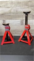 Pair Of Motomaster 2 Ton Axle Stands