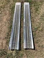 Set Of Alum Ramps 6.5'x8.5' 1000lbs Capacity