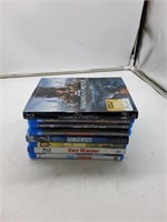 8 assorted Blu ray movies