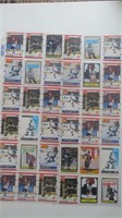 4 SHEET OF WAYNE GRETZKY CARDS