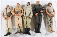 (5) Assorted GI Joe Figures