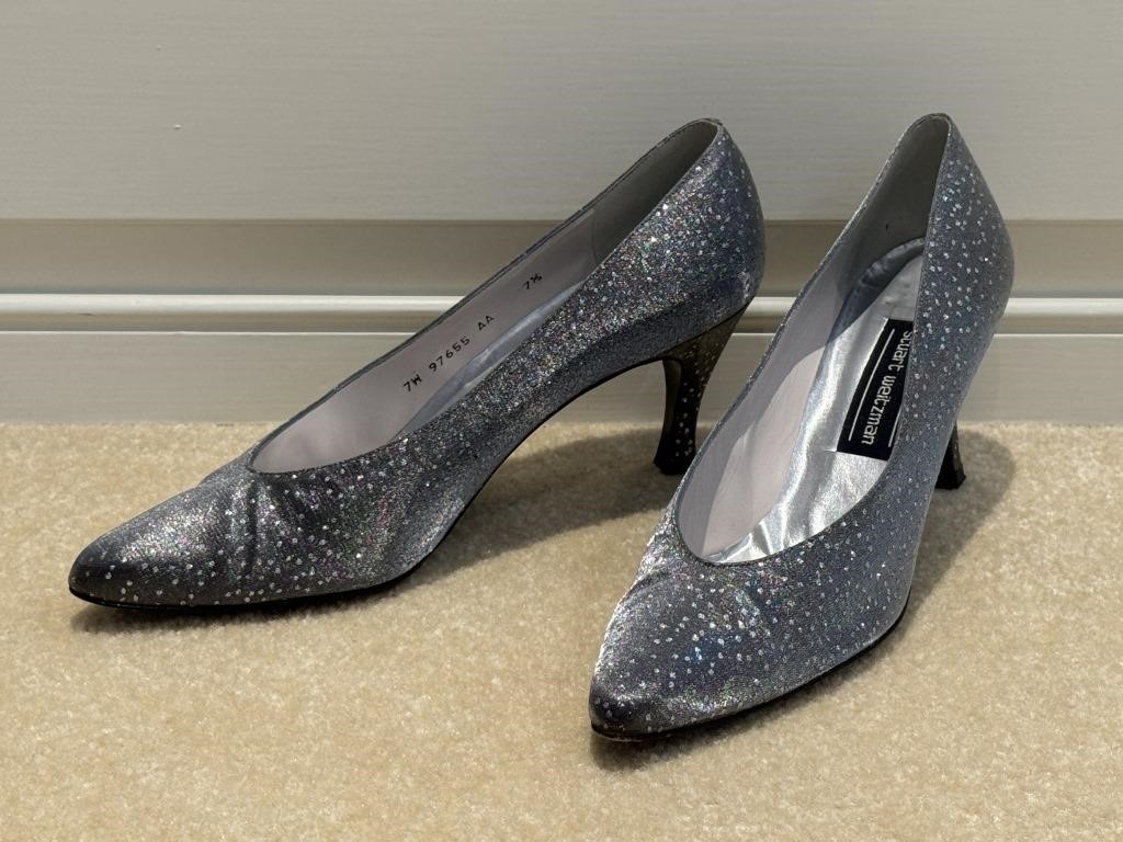 Stuart Weitzman Glittery Pumps