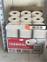 Case of thermal paper 3 1/2” x 190’ 18 rolls