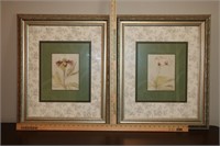 Pair of Floral Pictures