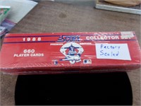 Factory sealed score baseball cards