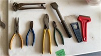 Wire cutters, etc,