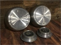 Lot Of 2 Vintage Ford Hubcaps and Dodge Covers