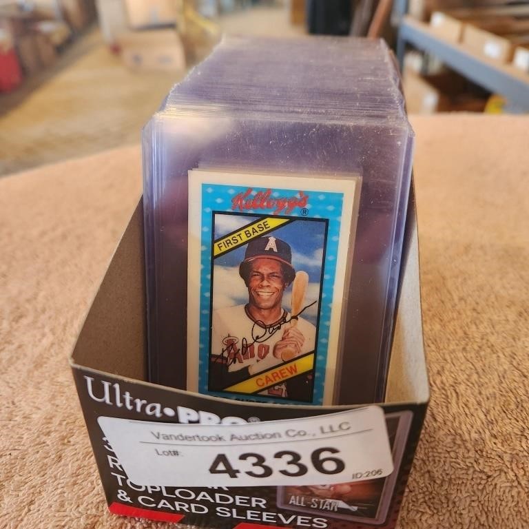 1980 Kellogg's Baseball Cards - Complete Set of