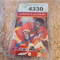 Hakeem Olajuwon - Signed Basketball Card w/COA
