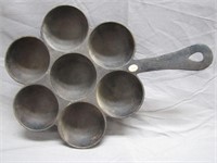 Vintage Cast Iron Original Danish Aebleskiver Pan
