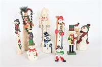 Snowman Figurines, Nutcracker